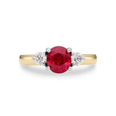 Ruby & Diamond Ring - Dracakis Jewellers